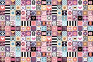 Abstract Geometric Patterns vector
