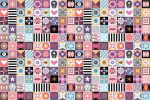 Abstract Geometric Patterns vector