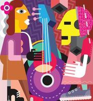 Musicians Vector Illustration