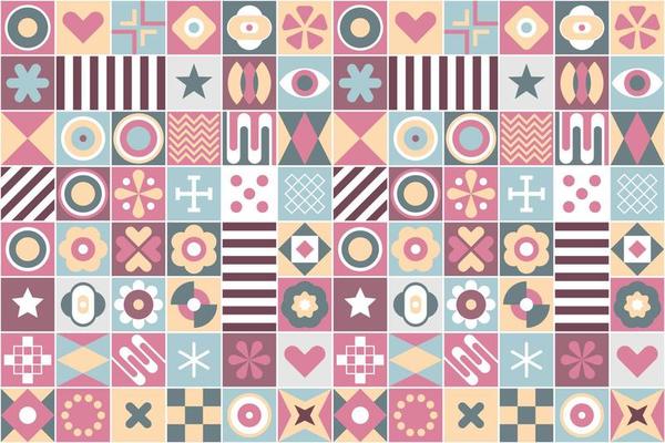 Abstract Geometric Patterns Seamless Background