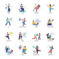 Collection of Professions Flat Illustrations
