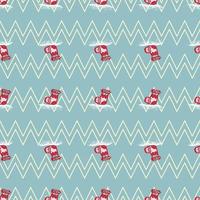 Vintage christmas pattern vector