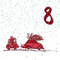 Page Advent Calendar 25 days of Christmas with space for text. vector