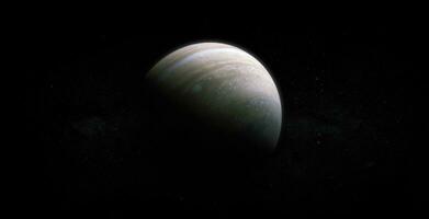 Jupiter on space background. Elements of this image furnished by NASA. photo