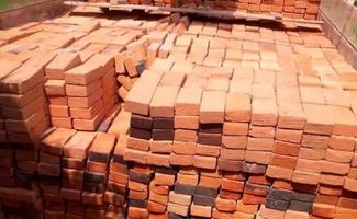 pile of bricks ready for sale photo