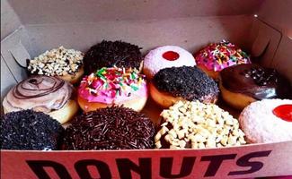 delicious donuts ready to eat photo
