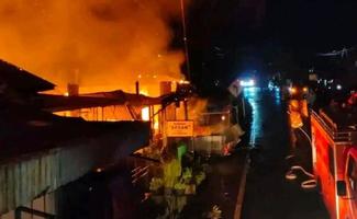 foto que muestra el incidente del incendio