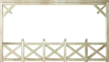 Rustic half timbered gazebo or old veranda photo