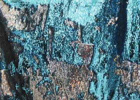 Detailed close up view on samples of cloth and fabrics in different colors found at a fabrics market photo