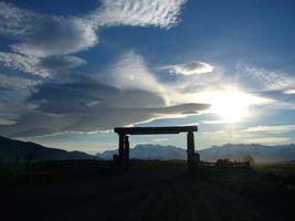 scenery at Los Glaciares national park, patagonia photo