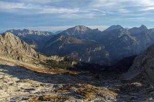 vista de los alpes de berchtesgaden, austria foto