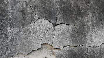 The old cement wall was weathered, the surface was scratched, the surface was scratched and damaged. For a mysterious retro-conservative background. photo
