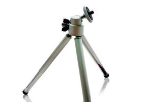 Small tripod on a white background photo