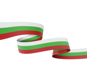 Bulgaria flag design national independence day banner element transparent background png