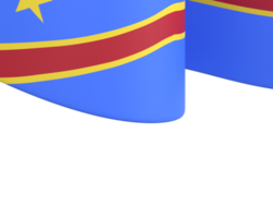 dr kongo flagga design nationell oberoende dag baner element transparent bakgrund png