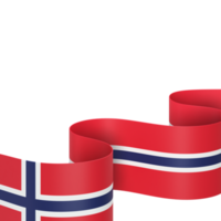 bandera de noruega diseño día de la independencia nacional elemento de banner fondo transparente png