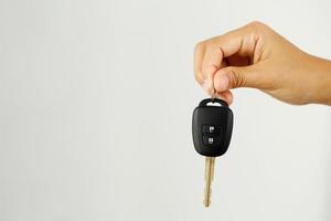 New car keys with special low interest loan offers. photo