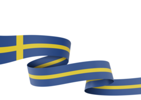 Sverige flagga design nationell oberoende dag baner element transparent bakgrund png