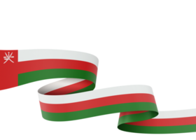 Oman bandiera design nazionale indipendenza giorno bandiera elemento trasparente sfondo png