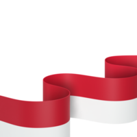 Indonesia bandiera design nazionale indipendenza giorno bandiera elemento trasparente sfondo png
