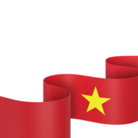 drapeau vietnam conception fête de l'indépendance nationale élément de bannière fond transparent png