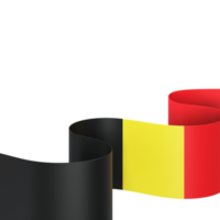 Belgium flag design national independence day banner element transparent background png