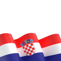 kroatien flagga design nationell oberoende dag baner element transparent bakgrund png