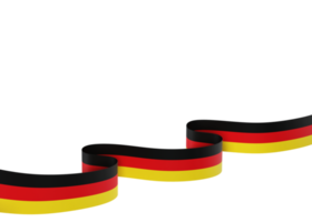 Germania bandiera design nazionale indipendenza giorno bandiera elemento trasparente sfondo png