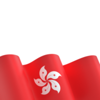 diseño de la bandera de hong kong elemento de la bandera del día de la independencia nacional fondo transparente png