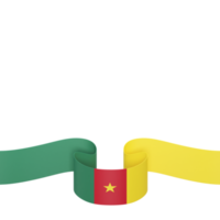 kamerun flag design nationaler unabhängigkeitstag banner element transparenter hintergrund png