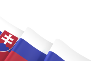 slovakia flagga design nationell oberoende dag baner element transparent bakgrund png