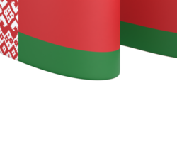Belarus flag design national independence day banner element transparent background png