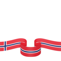 Norway flag design national independence day banner element transparent background png