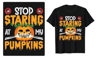 mejor tipografía y gráfico de Halloween para camisetas, pancartas, afiches, diseño de tarjetas de regalo vector