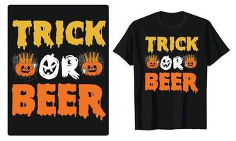 mejor tipografía y gráfico de Halloween para camisetas, pancartas, afiches, diseño de tarjetas de regalo vector