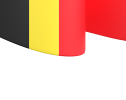 Belgium flag design national independence day banner element transparent background png