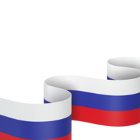 drapeau de la russie conception fête de l'indépendance nationale élément de bannière fond transparent png