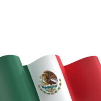 Mexico vlag ontwerp nationaal onafhankelijkheid dag banier element transparant achtergrond PNG