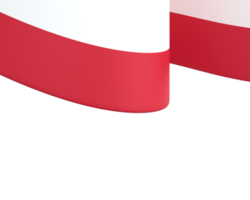 Poland flag design national independence day banner element transparent background png