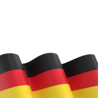 Germany flag design national independence day banner element transparent background png