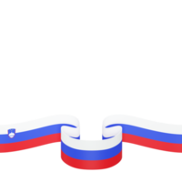 diseño de la bandera de eslovenia elemento de la bandera del día de la independencia nacional fondo transparente png