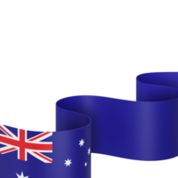 design de bandeira da austrália elemento de banner do dia da independência nacional fundo transparente png