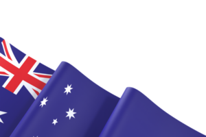 australien flag design nationaler unabhängigkeitstag banner element transparenter hintergrund png