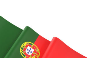 diseño de la bandera de portugal elemento de la bandera del día de la independencia nacional fondo transparente png