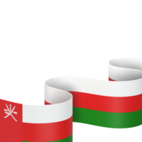 Oman flag design national independence day banner element transparent background png