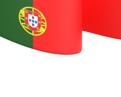 diseño de la bandera de portugal elemento de la bandera del día de la independencia nacional fondo transparente png