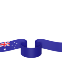 australie drapeau conception fête de l'indépendance nationale élément de bannière fond transparent png