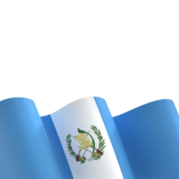 Guatemala flag design national independence day banner element transparent background png