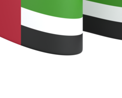 United Arab Emirates flag design national independence day banner element transparent background png