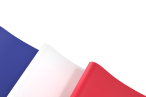 Francia bandiera design nazionale indipendenza giorno bandiera elemento trasparente sfondo png
